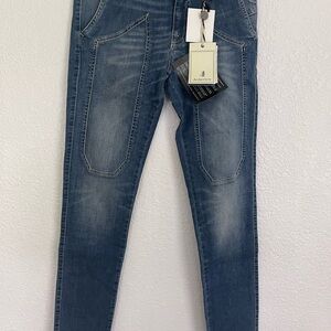 Jeckerson Blue Skinny Jeans for Women